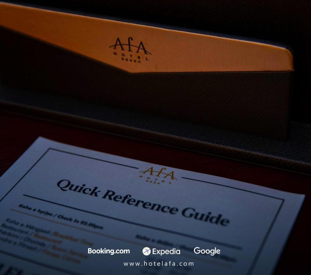 Hotel Afa Приштина Екстер'єр фото